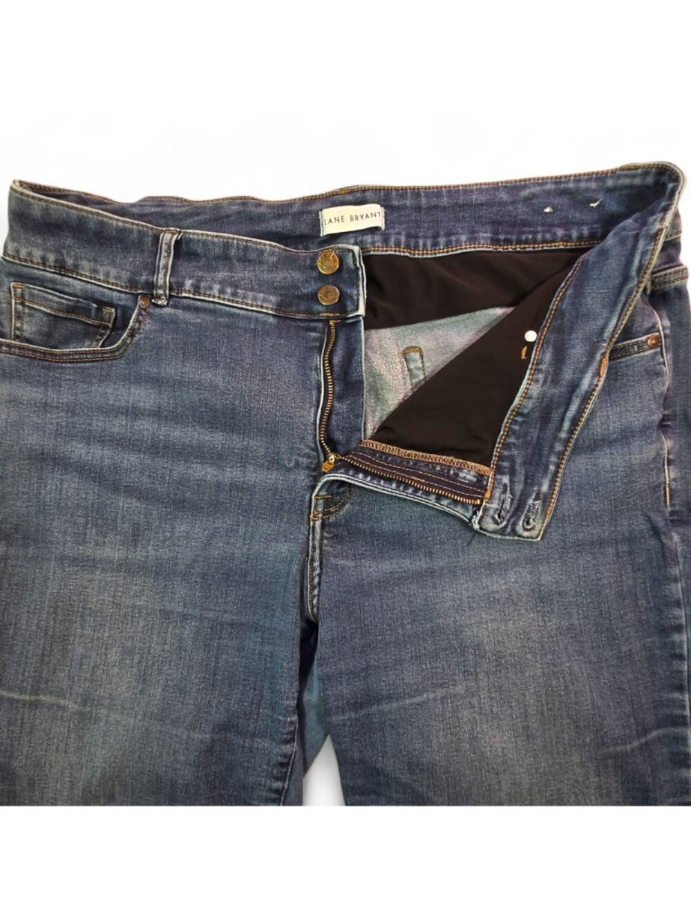 Lane Bryant Flex Magic Waistband Tighter Tummy High-Rise Bootcut Jeans Plus 22 - Picture 5 of 11